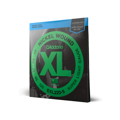 EXL220 สายเบส5สาย D'addario ราคาถูก ลดราคา กีต้าร์ เบส เครื่องดนตรี ราคาถูก