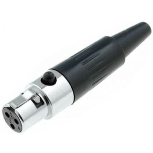 Connector Mini XLR Plug Female 3 Pin