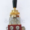 Toggle Switch 3 Way Gold